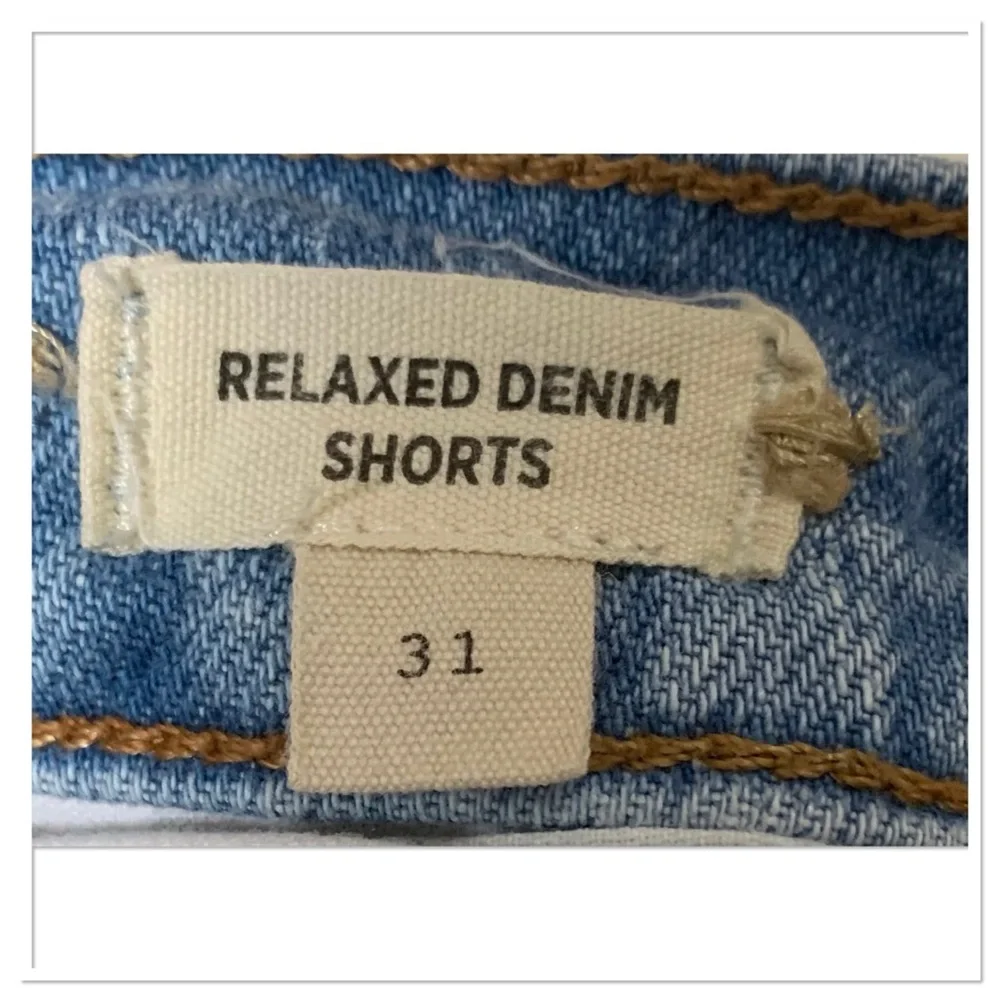 Madewell Relaxed Denim Jean Shorts Blue Size 31